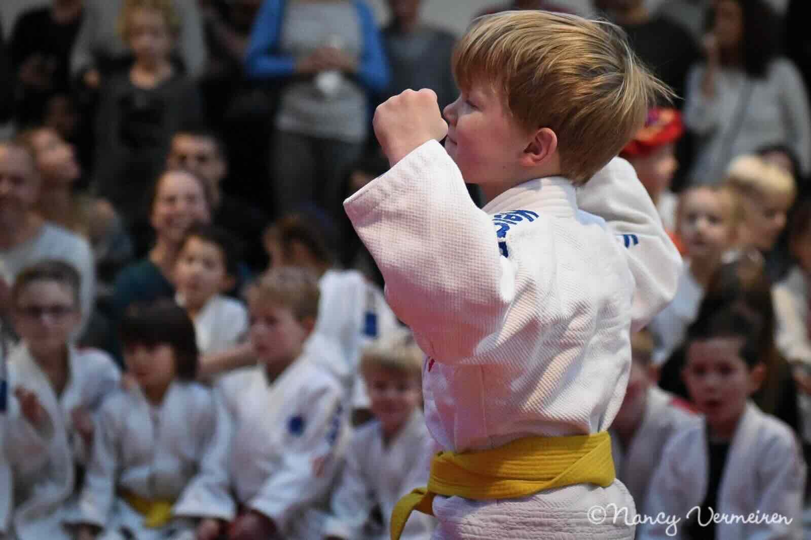 Klaas as a young judoka