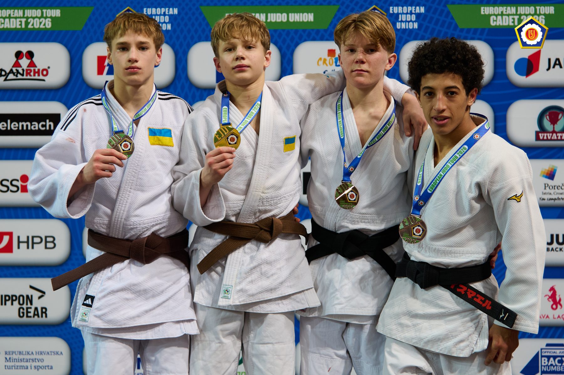 Podium European Cadet Cup