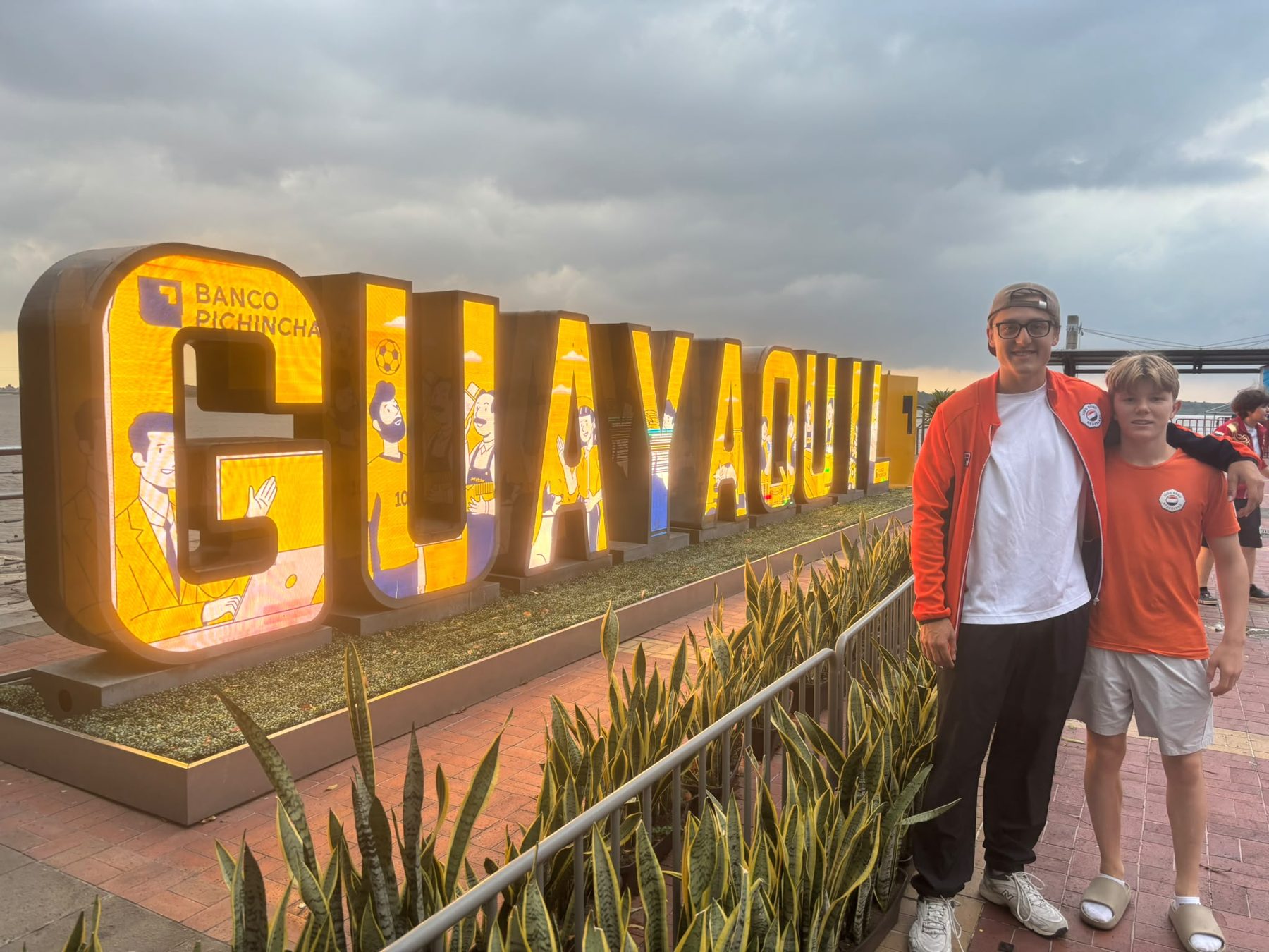 Arrival in Guayaquil