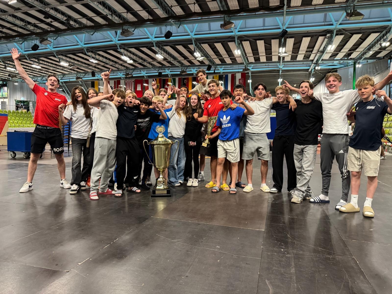 Team photo after training
