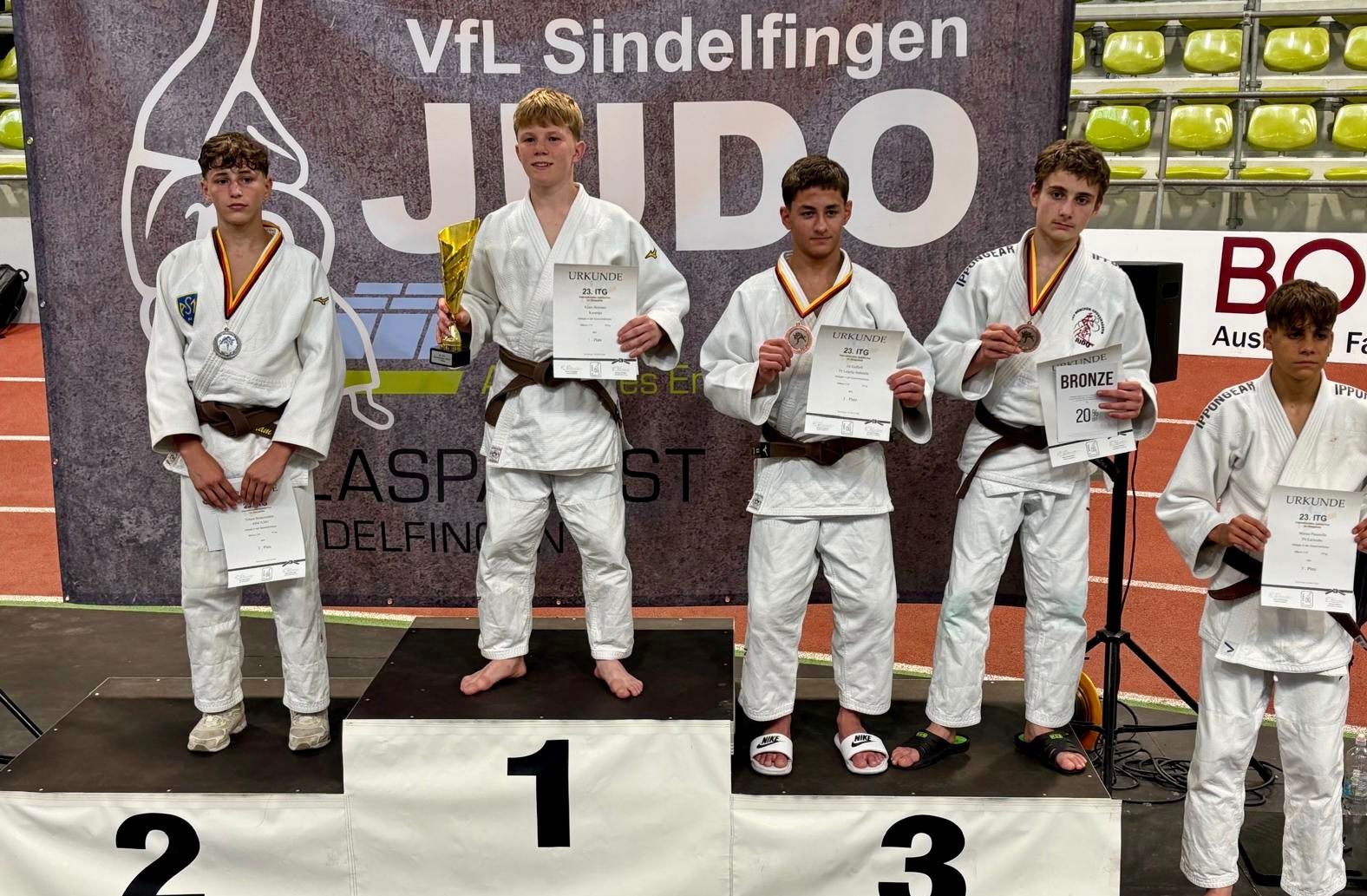 Podium in Sindelfingen